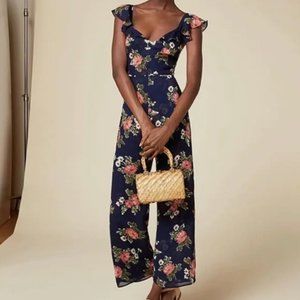Reformation Wide Leg Jumpsuit (sz 4)